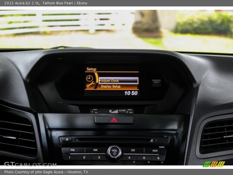 Fathom Blue Pearl / Ebony 2013 Acura ILX 2.0L