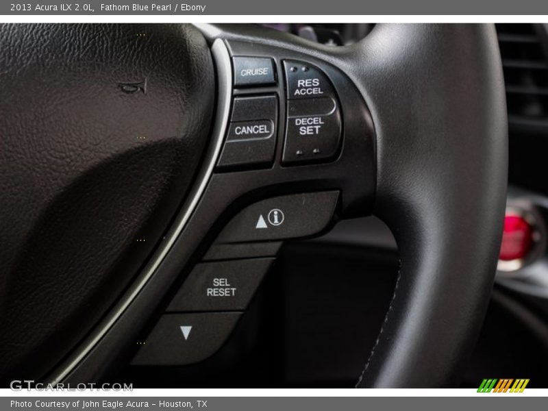 Fathom Blue Pearl / Ebony 2013 Acura ILX 2.0L