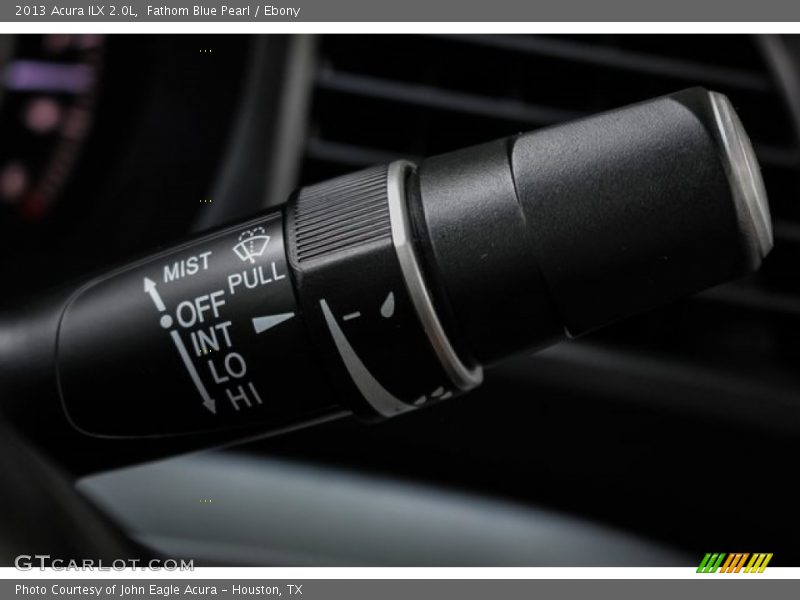 Fathom Blue Pearl / Ebony 2013 Acura ILX 2.0L