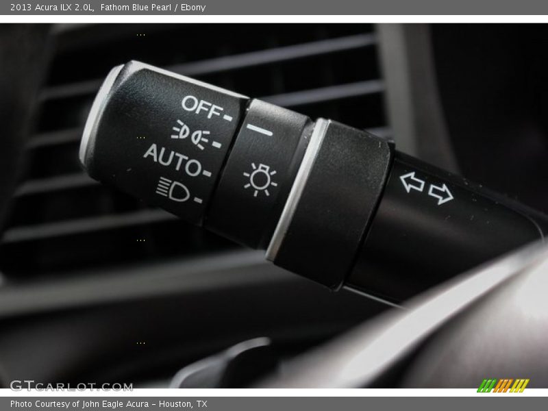 Fathom Blue Pearl / Ebony 2013 Acura ILX 2.0L