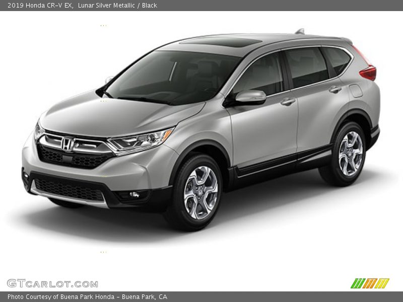 Lunar Silver Metallic / Black 2019 Honda CR-V EX