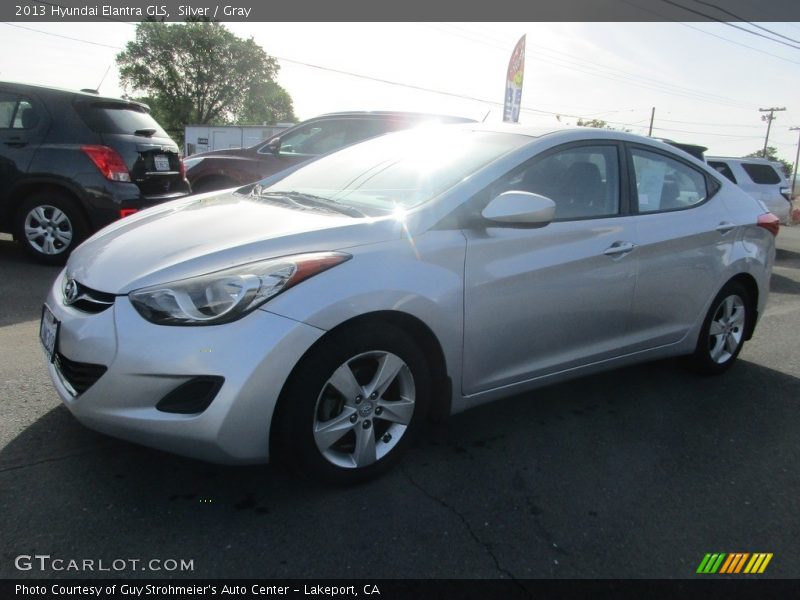 Silver / Gray 2013 Hyundai Elantra GLS