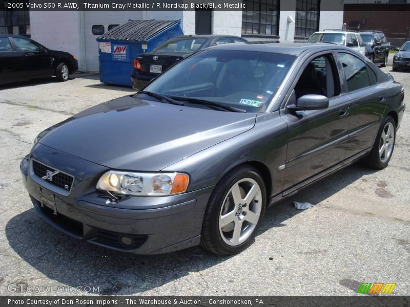 Titanium Gray Metallic / R Nordkap Black/Blue Metallic 2005 Volvo S60 R AWD