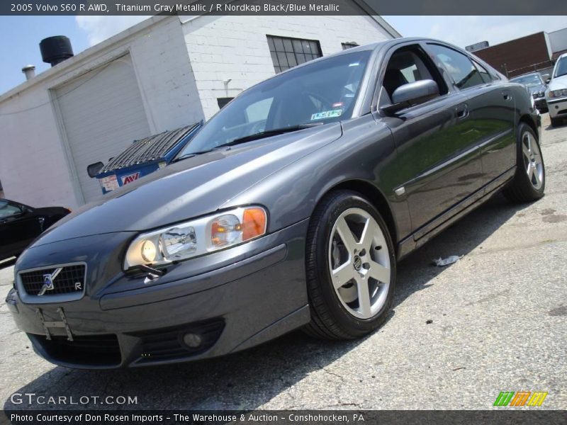 Titanium Gray Metallic / R Nordkap Black/Blue Metallic 2005 Volvo S60 R AWD