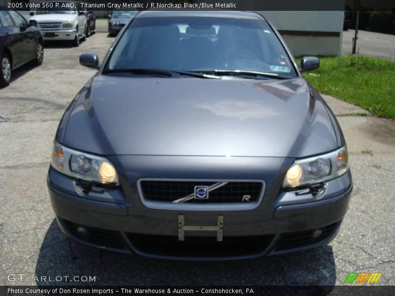 Titanium Gray Metallic / R Nordkap Black/Blue Metallic 2005 Volvo S60 R AWD