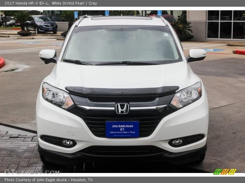 White Orchid Pearl / Gray 2017 Honda HR-V EX-L