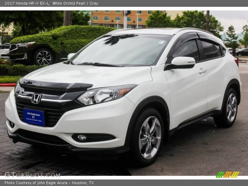 White Orchid Pearl / Gray 2017 Honda HR-V EX-L