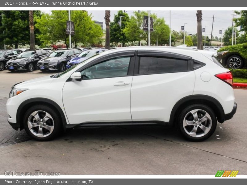 White Orchid Pearl / Gray 2017 Honda HR-V EX-L