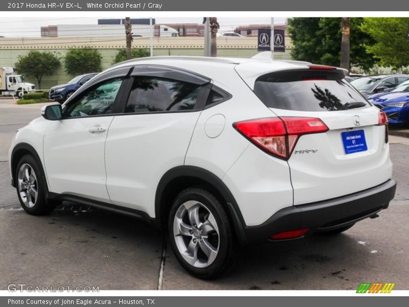 White Orchid Pearl / Gray 2017 Honda HR-V EX-L