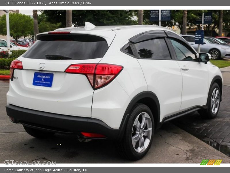 White Orchid Pearl / Gray 2017 Honda HR-V EX-L