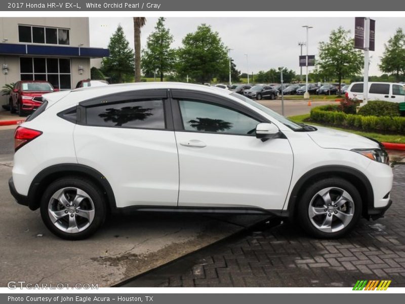 White Orchid Pearl / Gray 2017 Honda HR-V EX-L