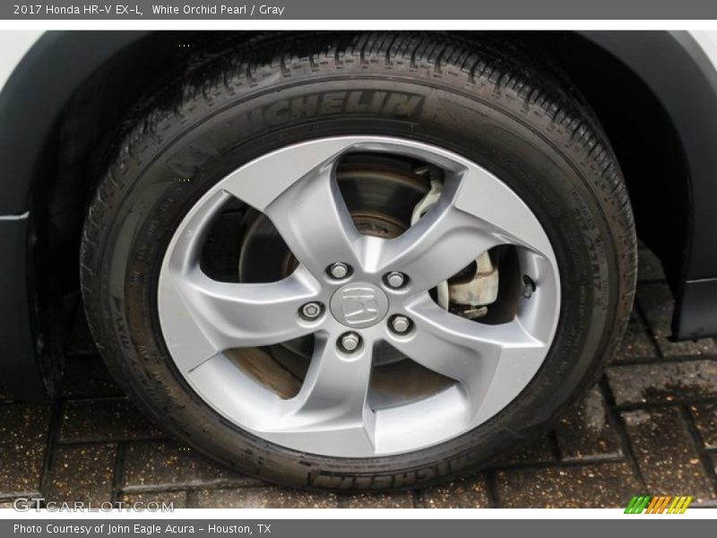 White Orchid Pearl / Gray 2017 Honda HR-V EX-L