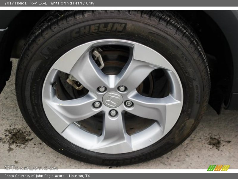 White Orchid Pearl / Gray 2017 Honda HR-V EX-L