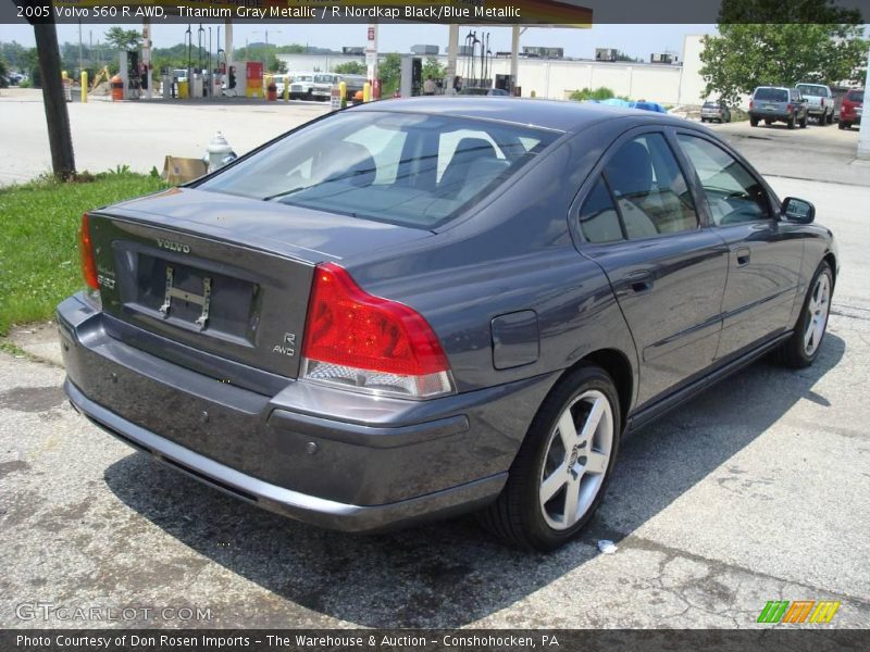 Titanium Gray Metallic / R Nordkap Black/Blue Metallic 2005 Volvo S60 R AWD