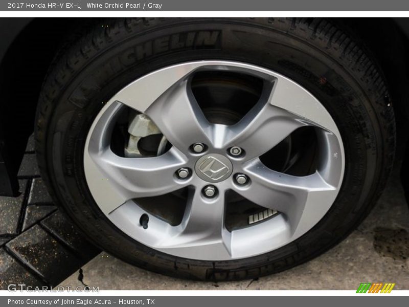 White Orchid Pearl / Gray 2017 Honda HR-V EX-L