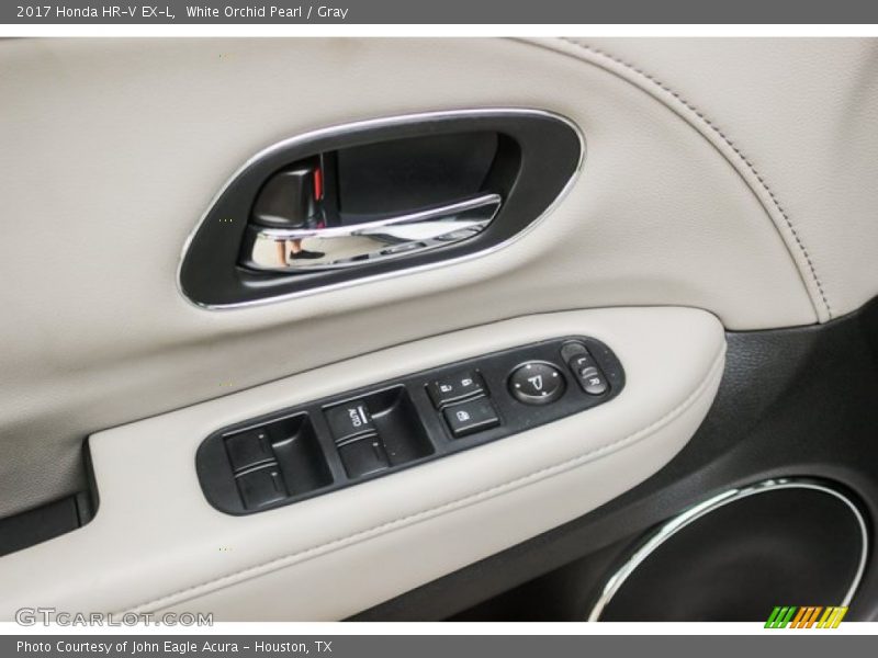 White Orchid Pearl / Gray 2017 Honda HR-V EX-L