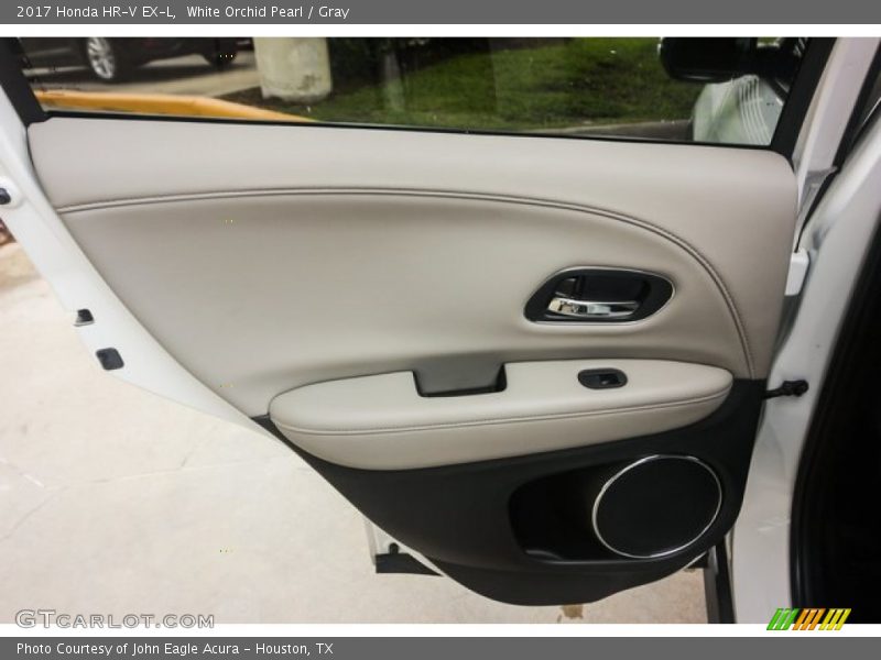 White Orchid Pearl / Gray 2017 Honda HR-V EX-L