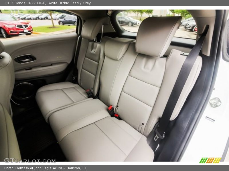 White Orchid Pearl / Gray 2017 Honda HR-V EX-L