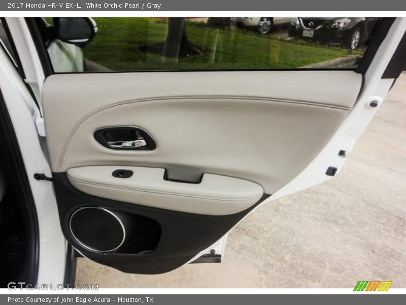 White Orchid Pearl / Gray 2017 Honda HR-V EX-L