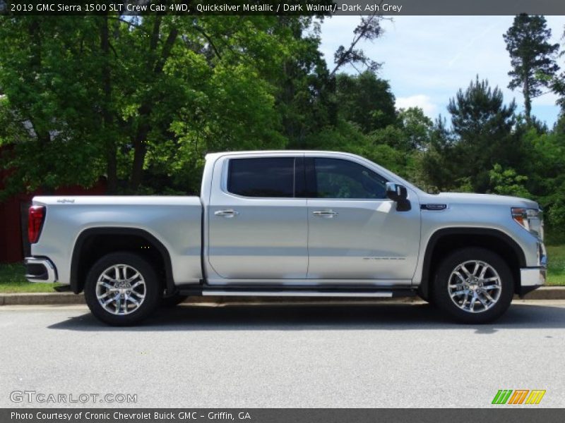  2019 Sierra 1500 SLT Crew Cab 4WD Quicksilver Metallic