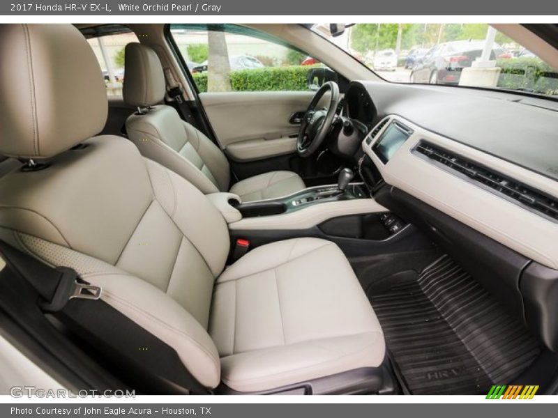 White Orchid Pearl / Gray 2017 Honda HR-V EX-L