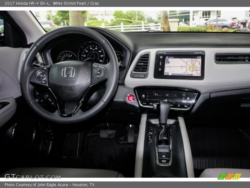 White Orchid Pearl / Gray 2017 Honda HR-V EX-L