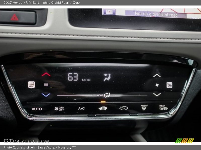White Orchid Pearl / Gray 2017 Honda HR-V EX-L