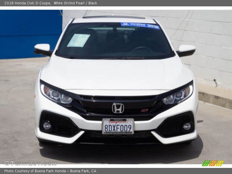 White Orchid Pearl / Black 2018 Honda Civic Si Coupe