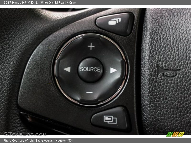 White Orchid Pearl / Gray 2017 Honda HR-V EX-L