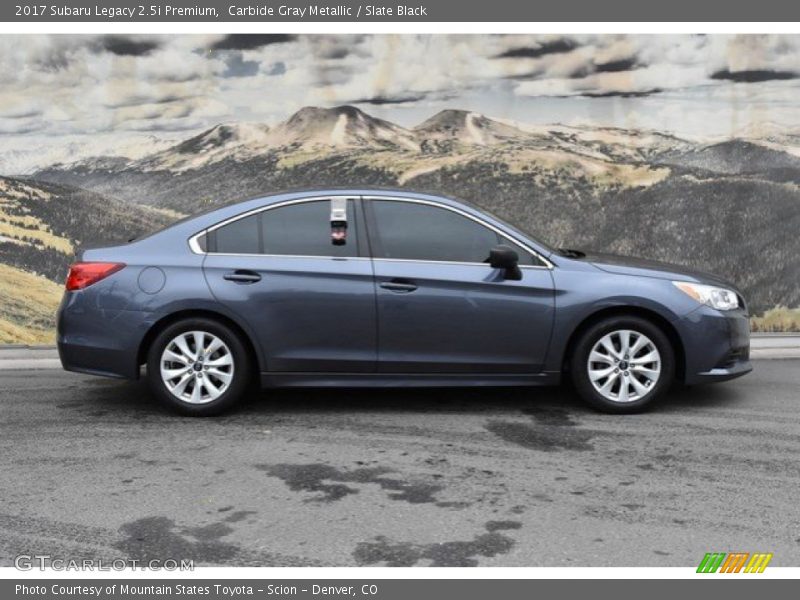 Carbide Gray Metallic / Slate Black 2017 Subaru Legacy 2.5i Premium
