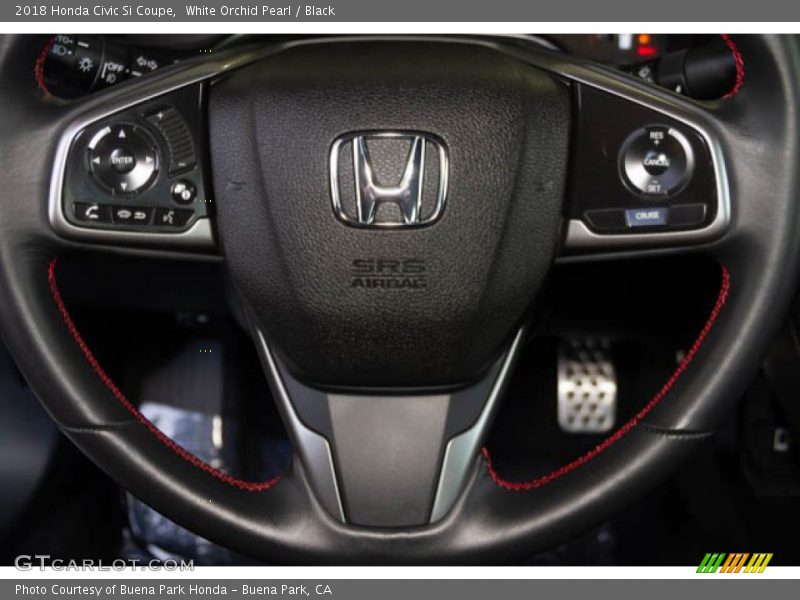 White Orchid Pearl / Black 2018 Honda Civic Si Coupe