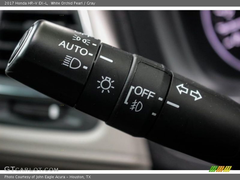 White Orchid Pearl / Gray 2017 Honda HR-V EX-L