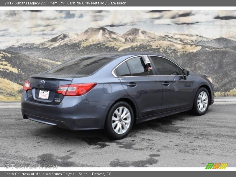 Carbide Gray Metallic / Slate Black 2017 Subaru Legacy 2.5i Premium