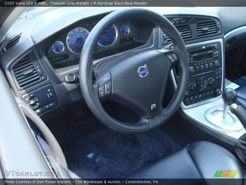 Titanium Gray Metallic / R Nordkap Black/Blue Metallic 2005 Volvo S60 R AWD