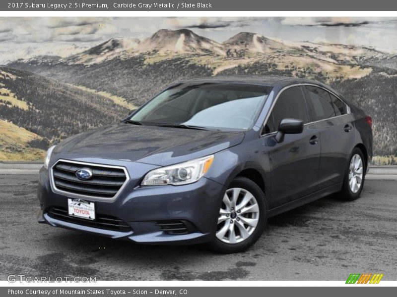 Carbide Gray Metallic / Slate Black 2017 Subaru Legacy 2.5i Premium