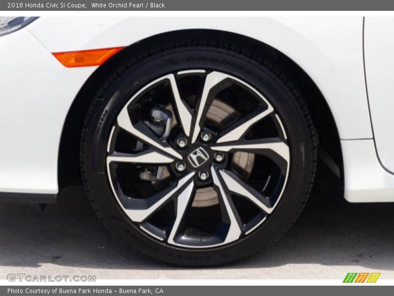 White Orchid Pearl / Black 2018 Honda Civic Si Coupe