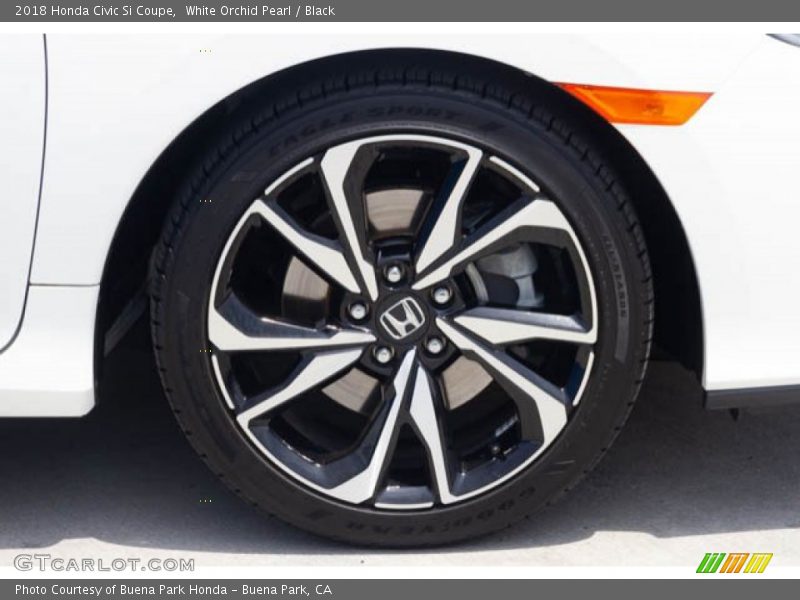 White Orchid Pearl / Black 2018 Honda Civic Si Coupe