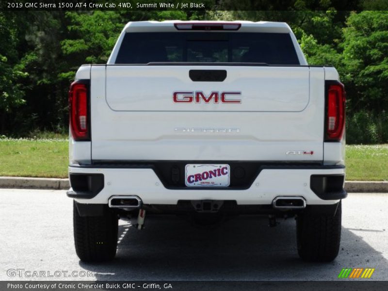 Summit White / Jet Black 2019 GMC Sierra 1500 AT4 Crew Cab 4WD