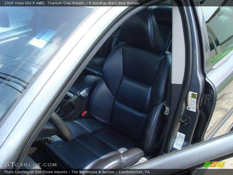Titanium Gray Metallic / R Nordkap Black/Blue Metallic 2005 Volvo S60 R AWD