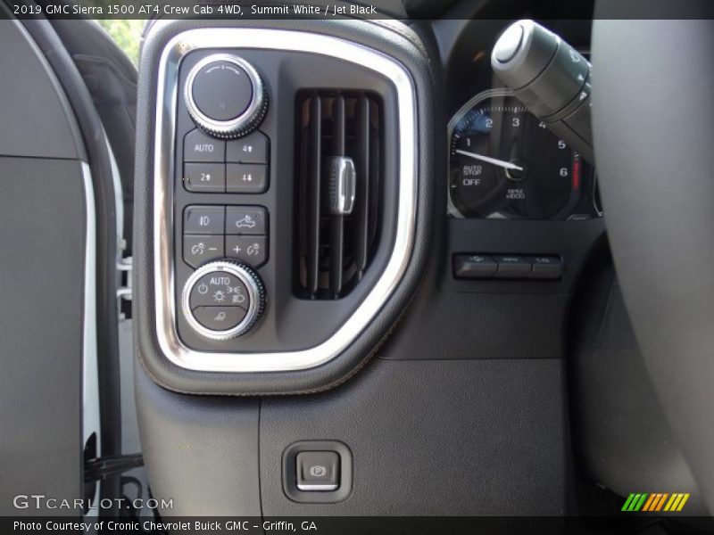 Controls of 2019 Sierra 1500 AT4 Crew Cab 4WD