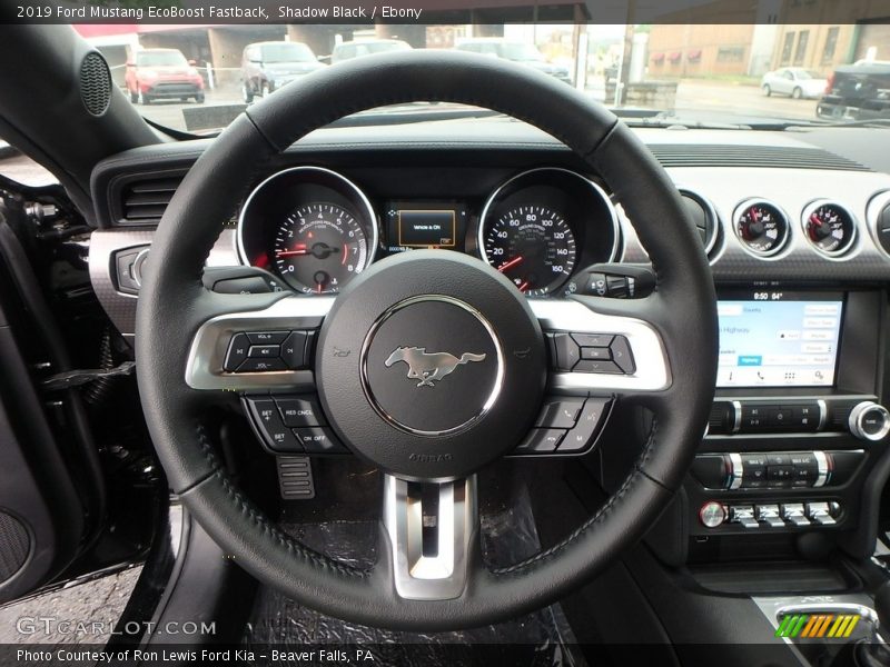  2019 Mustang EcoBoost Fastback Steering Wheel