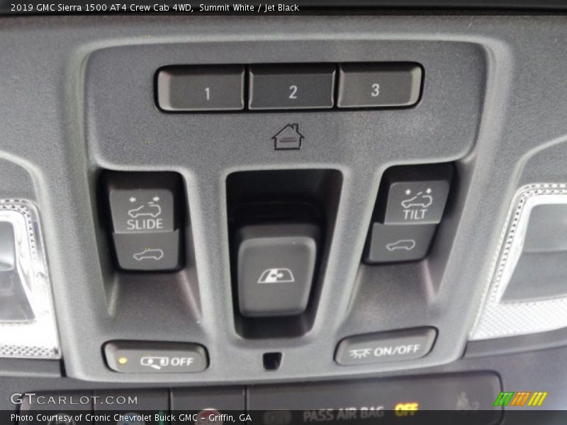 Controls of 2019 Sierra 1500 AT4 Crew Cab 4WD