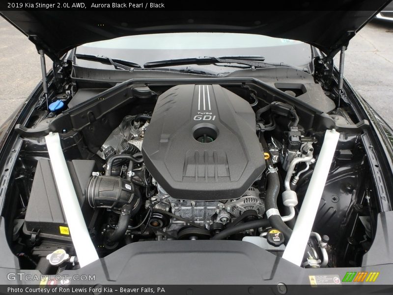  2019 Stinger 2.0L AWD Engine - 2.0 Liter GDI Turbocharged DOHC 16-Valve CVVT 4 Cylinder