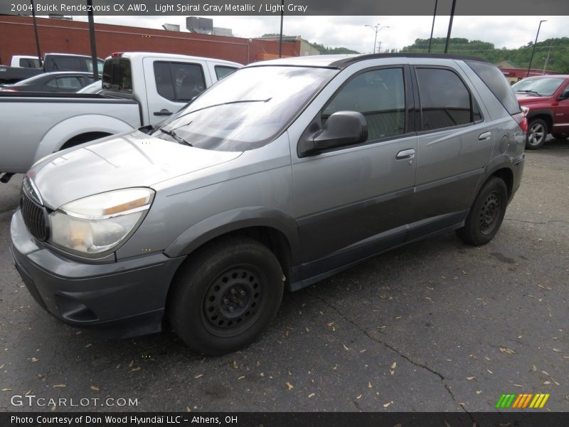 Light Spiral Gray Metallic / Light Gray 2004 Buick Rendezvous CX AWD