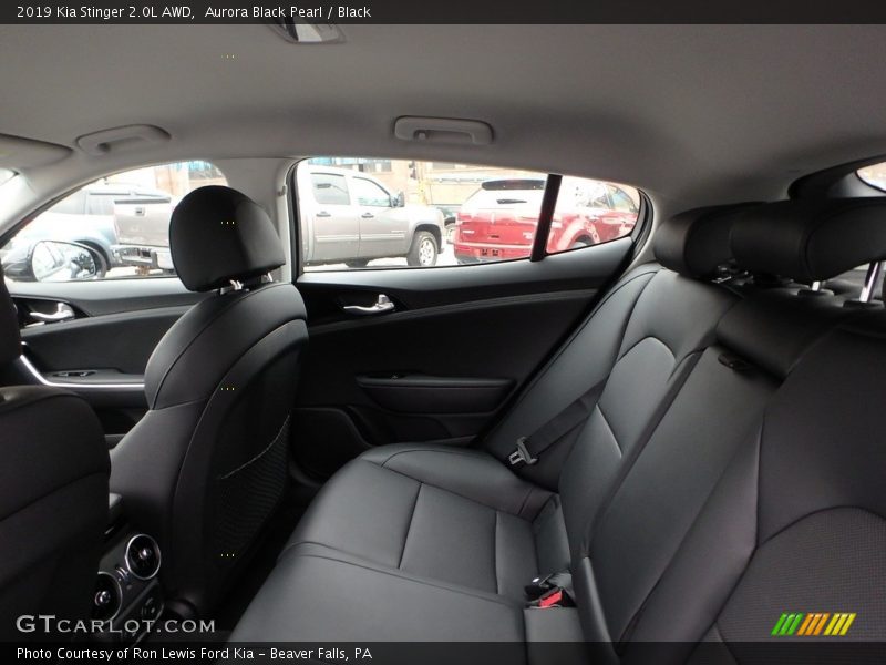 Rear Seat of 2019 Stinger 2.0L AWD