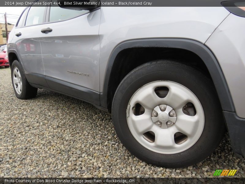 Billet Silver Metallic / Iceland - Black/Iceland Gray 2014 Jeep Cherokee Sport 4x4