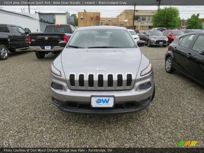 Billet Silver Metallic / Iceland - Black/Iceland Gray 2014 Jeep Cherokee Sport 4x4