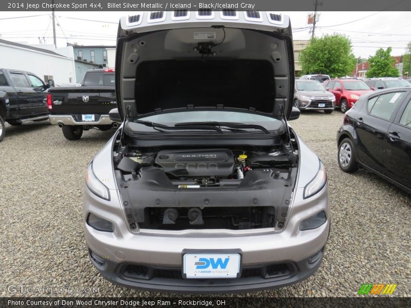Billet Silver Metallic / Iceland - Black/Iceland Gray 2014 Jeep Cherokee Sport 4x4