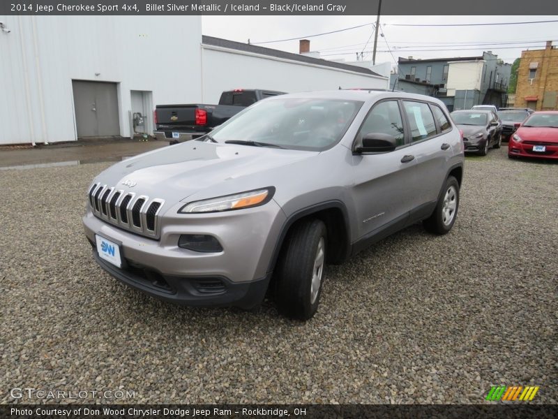 Billet Silver Metallic / Iceland - Black/Iceland Gray 2014 Jeep Cherokee Sport 4x4