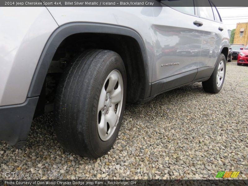 Billet Silver Metallic / Iceland - Black/Iceland Gray 2014 Jeep Cherokee Sport 4x4